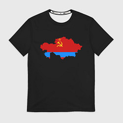 Футболка мужская СССР и Россия, цвет: 3D-принт