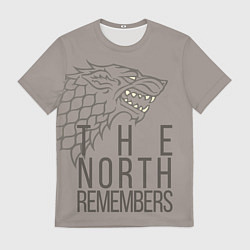 Футболка мужская The North Remembers game of thrones, цвет: 3D-принт