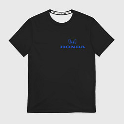 Футболка мужская Honda blue logo, цвет: 3D-принт