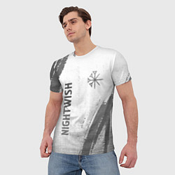 Футболка мужская Nightwish - white gradient вертикально, цвет: 3D-принт — фото 2