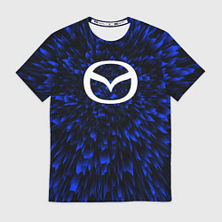 Футболка мужская Mazda blue energy, цвет: 3D-принт