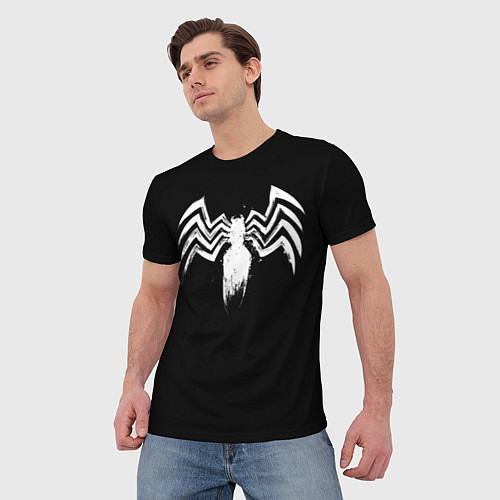 Мужская футболка Venom - logo / 3D-принт – фото 3
