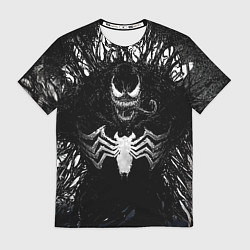 Футболка мужская Venom in dark web, цвет: 3D-принт