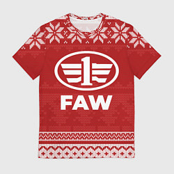 Футболка мужская Новогодний FAW, цвет: 3D-принт