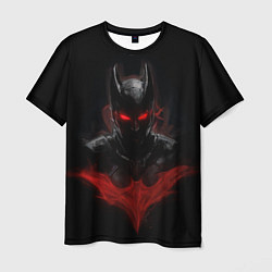 Футболка мужская Neon Batman in the dark, цвет: 3D-принт