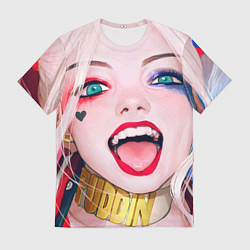 Футболка мужская Харли квин, цвет: 3D-принт