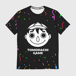 Футболка мужская Tomodachi Game конфети, цвет: 3D-принт