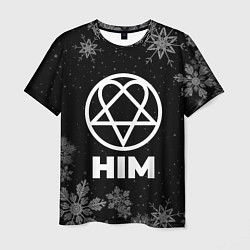 Футболка мужская Снежный HIM, цвет: 3D-принт