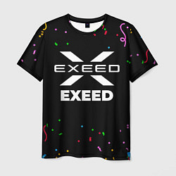 Футболка мужская Exeed конфети, цвет: 3D-принт