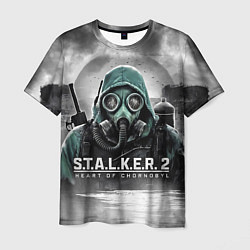 Футболка мужская Stalker 2 heart of Chornobyl radiation, цвет: 3D-принт