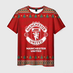 Футболка мужская Manchester United new year, цвет: 3D-принт