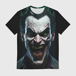 Футболка мужская Джокер - лицо, цвет: 3D-принт