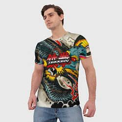 Футболка мужская Tekken dragon tatoo, цвет: 3D-принт — фото 2