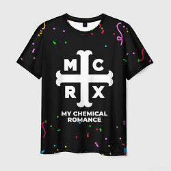 Футболка мужская My Chemical Romance конфети, цвет: 3D-принт