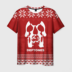Футболка мужская Новогодний Deftones, цвет: 3D-принт