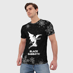 Футболка мужская Снежный Black Sabbath, цвет: 3D-принт — фото 2