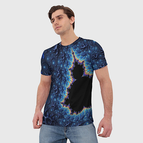 Мужская футболка Психоделика абстракця / 3D-принт – фото 3