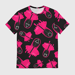 Футболка мужская Стражи из игры в кальмара, цвет: 3D-принт