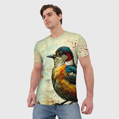 Мужская футболка Кукушка / 3D-принт – фото 3