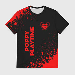 Футболка мужская Poppy Playtime - red gradient вертикально, цвет: 3D-принт