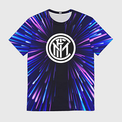 Футболка мужская Inter neon energy, цвет: 3D-принт