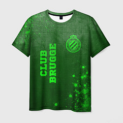 Футболка мужская Club Brugge - green gradient вертикально, цвет: 3D-принт