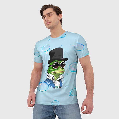 Мужская футболка Pepe в шляпе / 3D-принт – фото 3