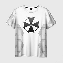 Футболка мужская Resident Evil white poly, цвет: 3D-принт