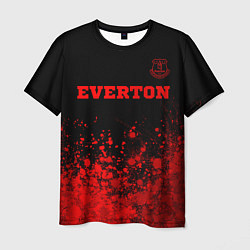 Футболка мужская Everton - red gradient посередине, цвет: 3D-принт