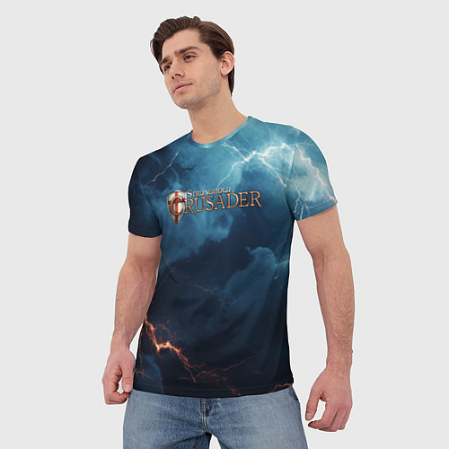 Мужская футболка Stronghold сrusader крестоносец бури / 3D-принт – фото 3