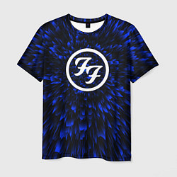 Футболка мужская Foo Fighters blue energy, цвет: 3D-принт