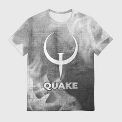 Футболка мужская Quake - grey gradient, цвет: 3D-принт