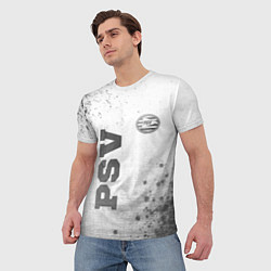 Футболка мужская PSV - white gradient вертикально, цвет: 3D-принт — фото 2