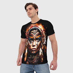 Футболка мужская Все дуреют с этой косметики, цвет: 3D-принт — фото 2