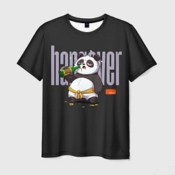 Футболка мужская Drunk panda, цвет: 3D-принт