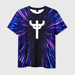 Футболка мужская Judas Priest neon energy, цвет: 3D-принт