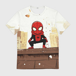 Футболка мужская Мини человек-паук, цвет: 3D-принт