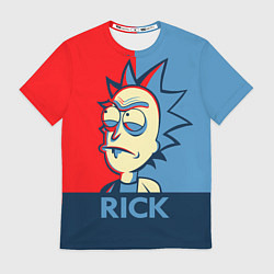 Футболка мужская Rick pop art, цвет: 3D-принт
