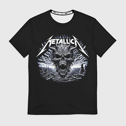Футболка мужская Metallica - horned skull, цвет: 3D-принт