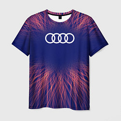 Футболка мужская Audi red energy, цвет: 3D-принт