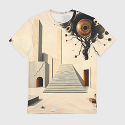 Футболка мужская Архитектурный сюр, цвет: 3D-принт
