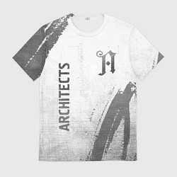 Футболка мужская Architects - white gradient вертикально, цвет: 3D-принт
