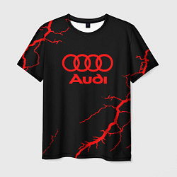 Футболка мужская Audi storm, цвет: 3D-принт