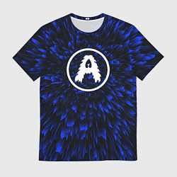Футболка мужская Aerosmith blue energy, цвет: 3D-принт