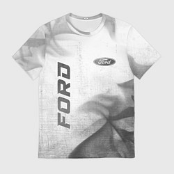 Футболка мужская Ford - white gradient вертикально, цвет: 3D-принт