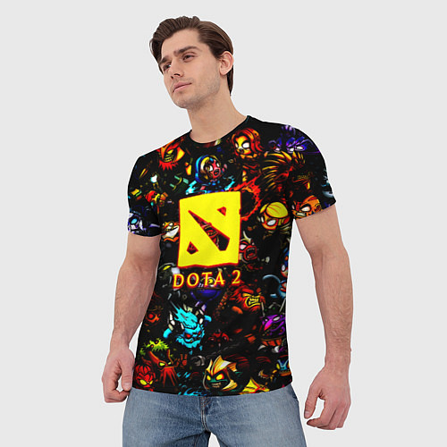 Мужская футболка Dota2 персонажи / 3D-принт – фото 3