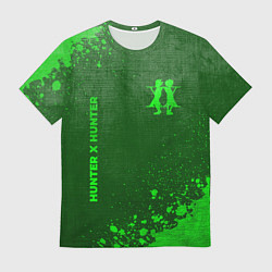 Футболка мужская Hunter x Hunter - green gradient вертикально, цвет: 3D-принт