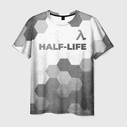 Футболка мужская Half-Life - white gradient посередине, цвет: 3D-принт
