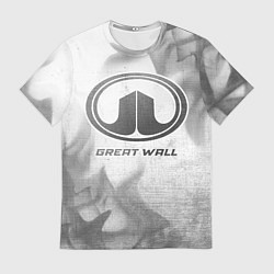 Футболка мужская Great Wall - white gradient, цвет: 3D-принт