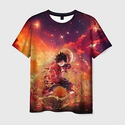 Футболка мужская Fire Luffy - One Piece, цвет: 3D-принт